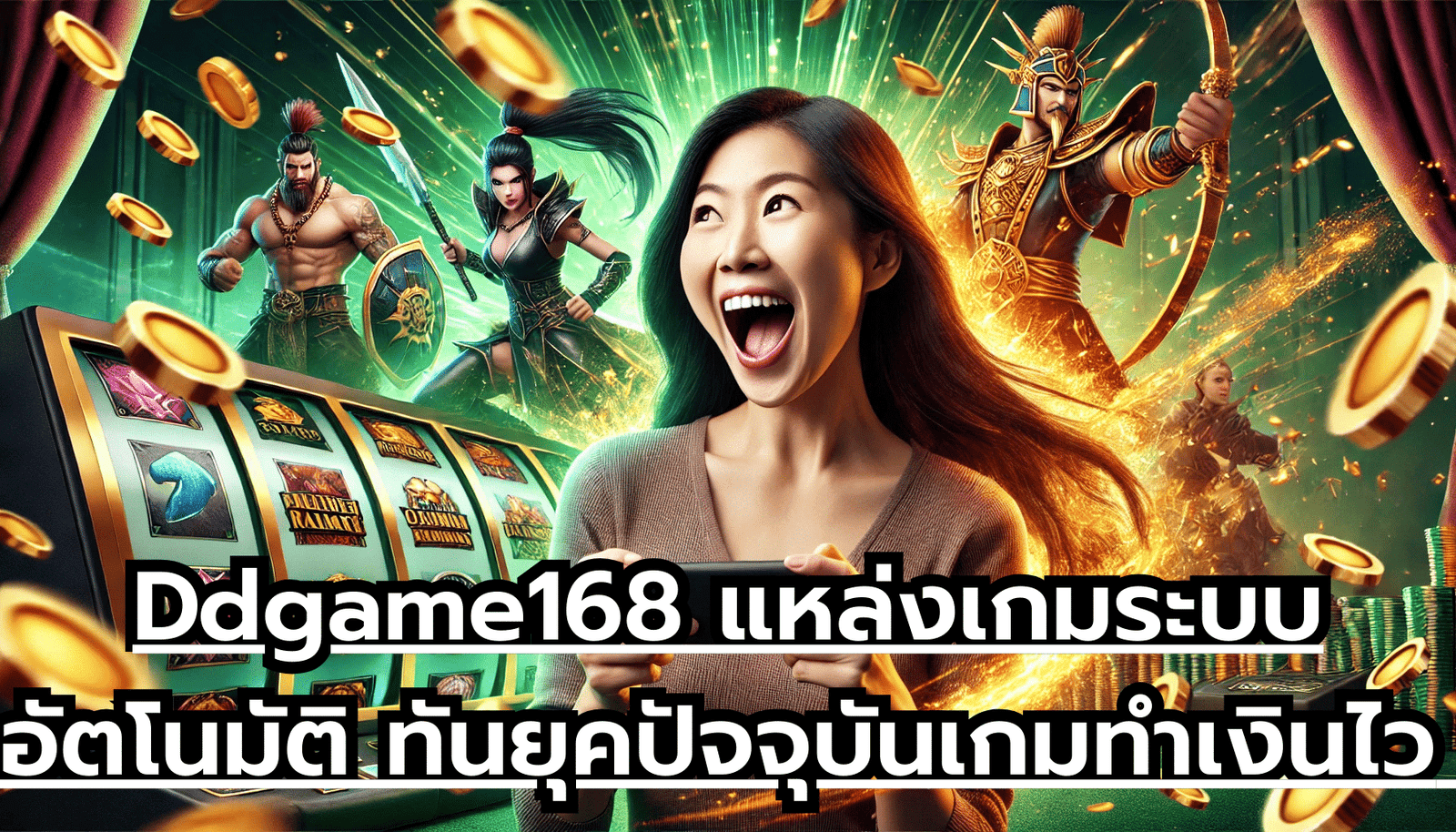 Ddgame168 แหล่งเกมระบบอัตโนมัติ ทันยุคปัจจุบัน เกมทำเงินไว จ่ายโบนัสเยอะ เล่นได้ทุกที่ทุกเวลา