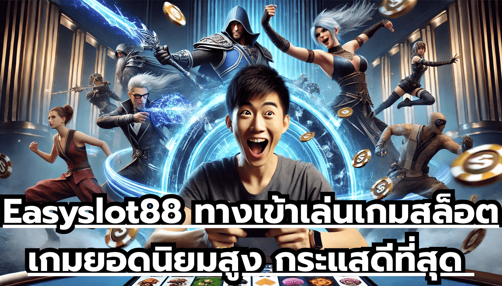 Easyslot88 ทางเข้าเล่นเกมสล็อต เกมยอดนิยมสูง กระแสดีที่สุด ระบบมั่นคงสูง จ่ายโบนัสเยอะ