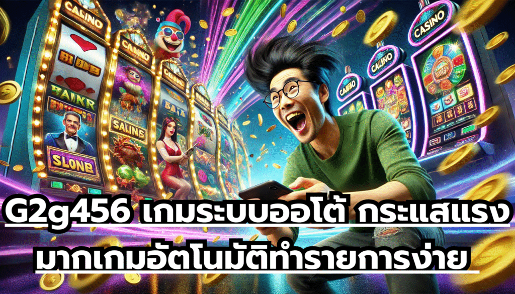 G2g456 เกมระบบออโต้ กระแสแรงมาก เกมอัตโนมัติ ทำรายการง่าย ผ่านเว็บ ผ่านมือถือ ได้เงินทันใจ